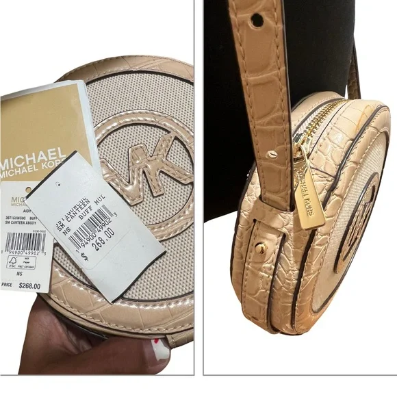 NWT - MICHAEL KORS Crossbody Bag - Small Canteen - Multi-Buff - FREE SHIPPING - Picture 7 of 12